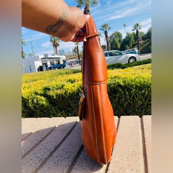 Dooney & Bourke Toscana Leather Shoulder Bag - Picture 6 of 12